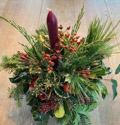 Kerststukken voor de Voedselbank