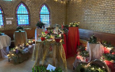 Aanstaande zaterdag! Verkoop Kerststukken voor de Voedselbank tijdens openstelling Maartenskerk