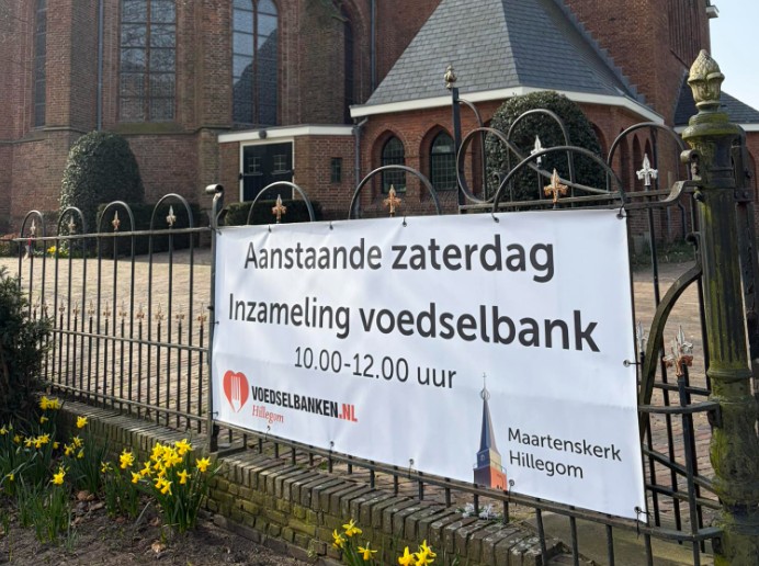 Zaterdag 14 Maart inzameling voor de Voedselbank bij de Maartenskerk