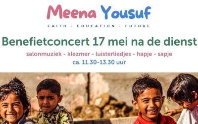 Zondag 17 mei na de eredienst benefietconcert